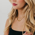 ✨ Golden Grace Knot Waterproof Necklace