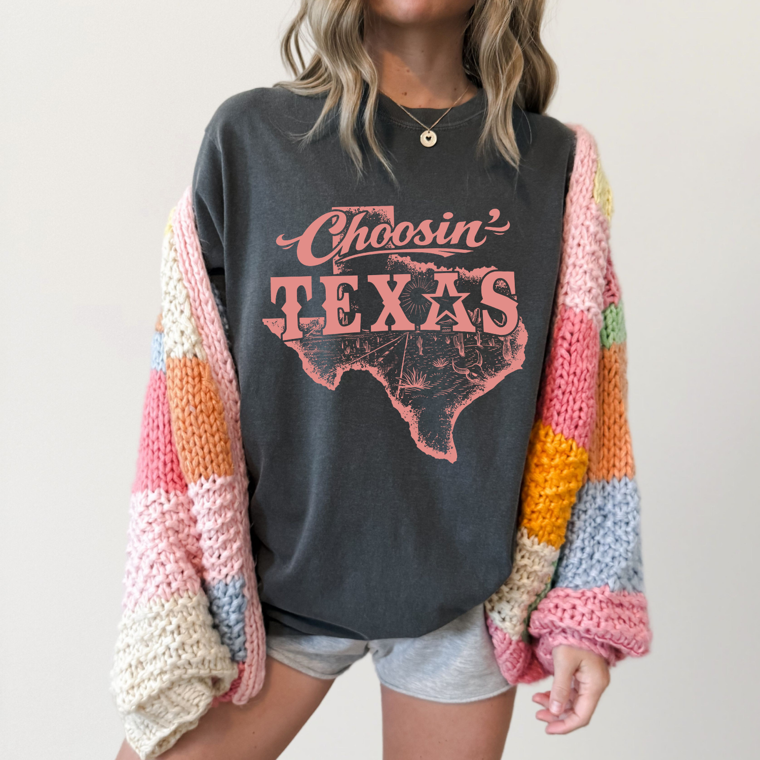 Choosin Texas | Pink Only | Country Western Nashville | Tee