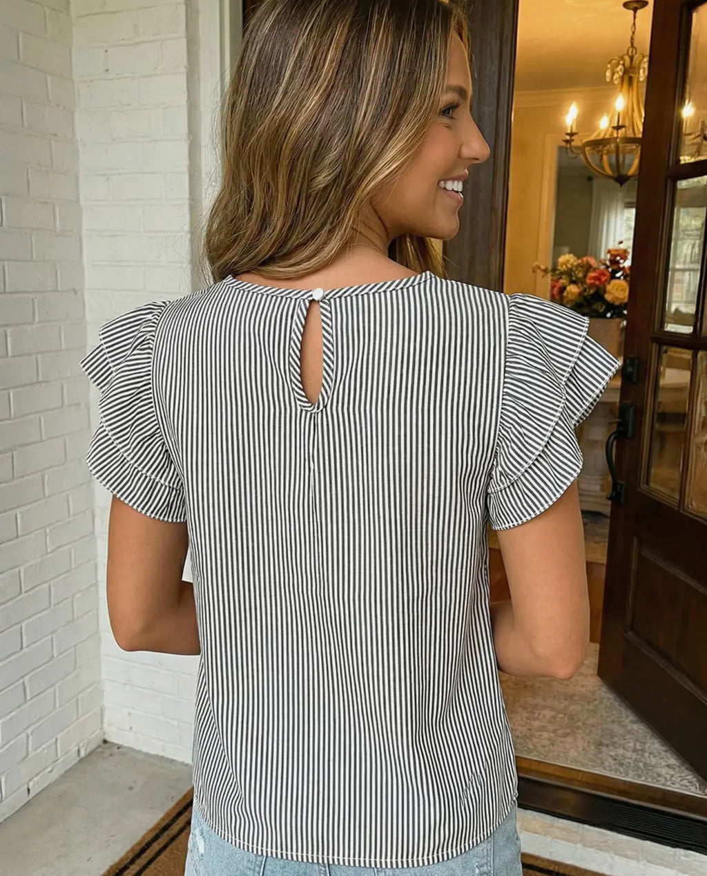 ✨ Classic Charm Stripe Blouse -PRE-ORDER