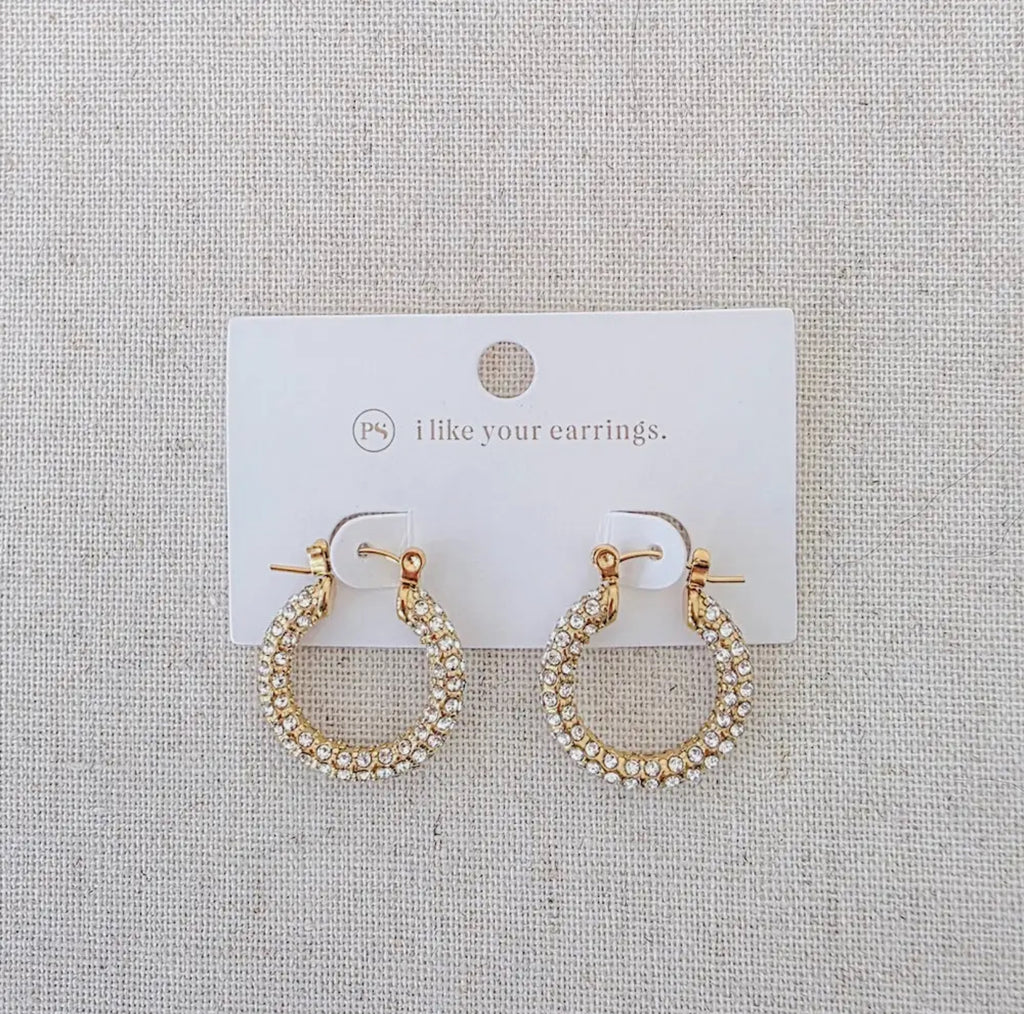 ✨ Lizzie Waterproof Hoops