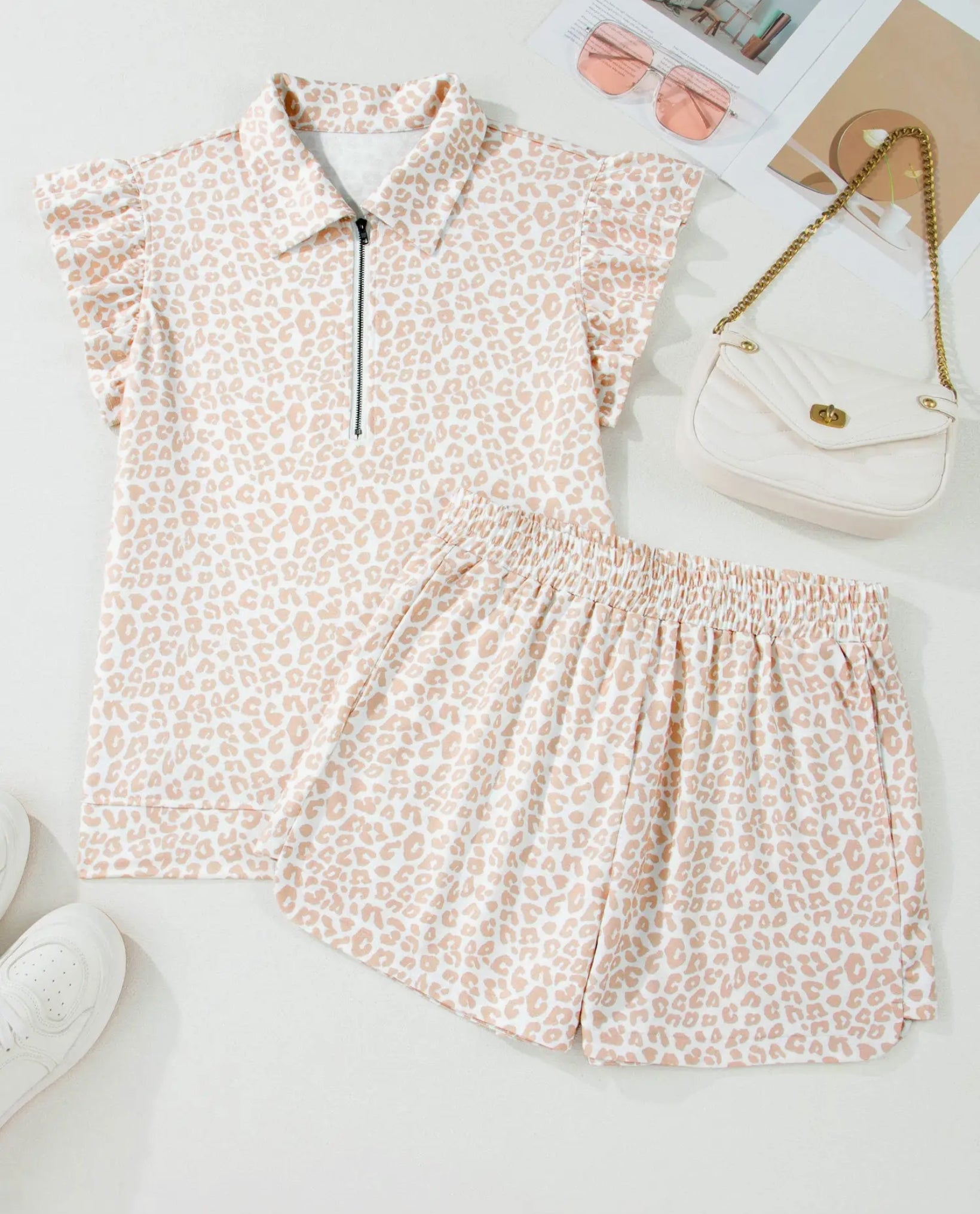 ✨ The Neutral Leopard Lounge Set