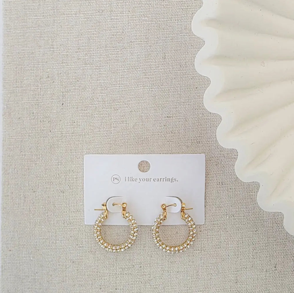 ✨ Lizzie Waterproof Hoops