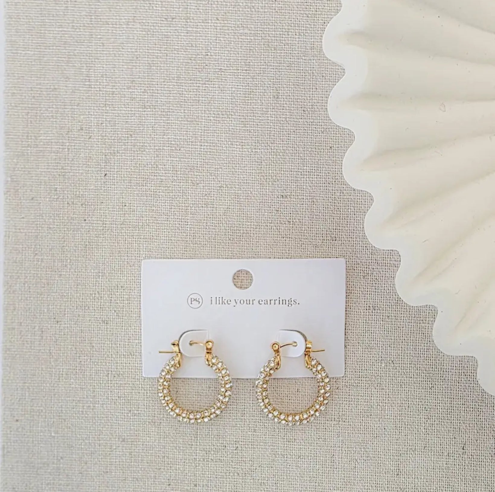 ✨ Lizzie Waterproof Hoops
