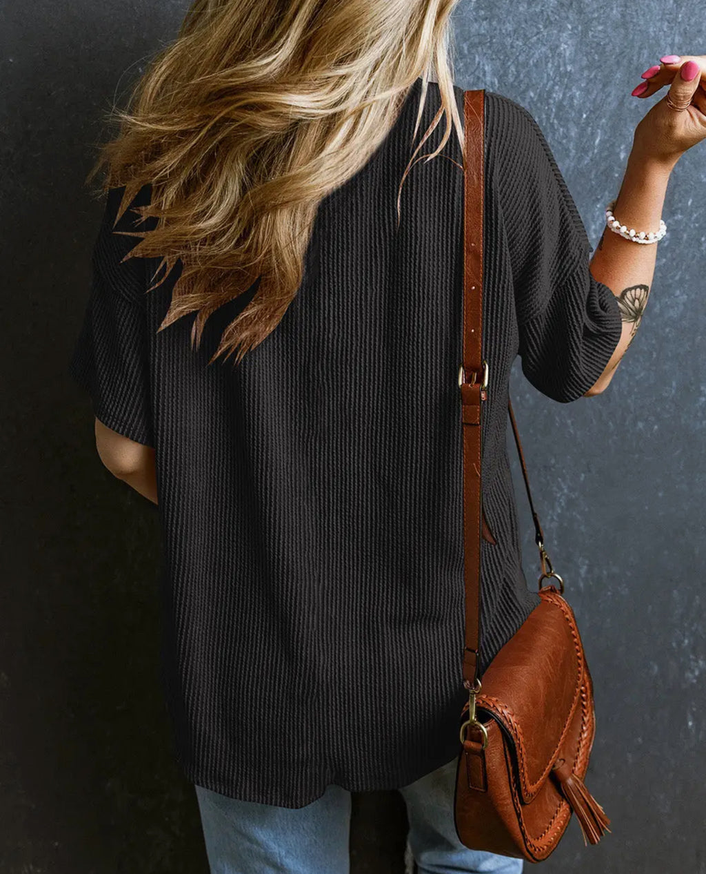 Valerian Corded pocket tee
