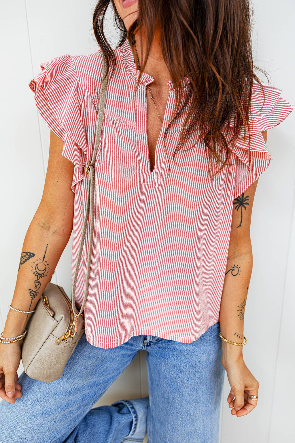 Blush &  Bloom Ruffle Blouse