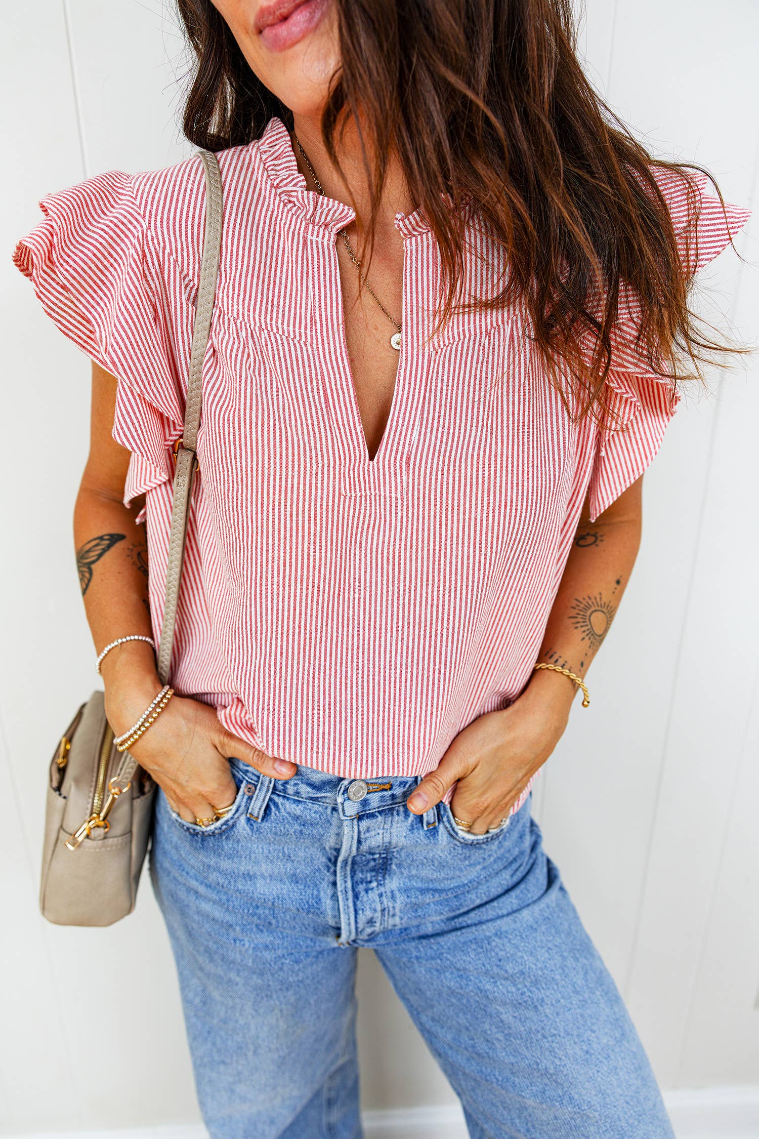 Blush &  Bloom Ruffle Blouse