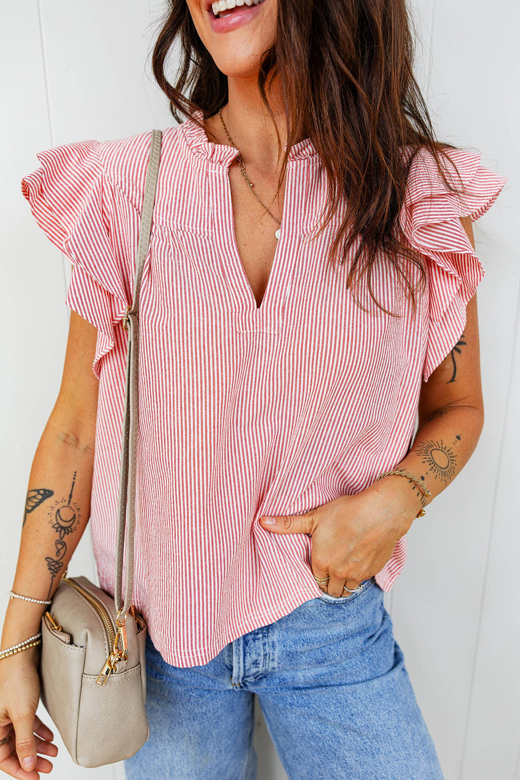 Blush &  Bloom Ruffle Blouse