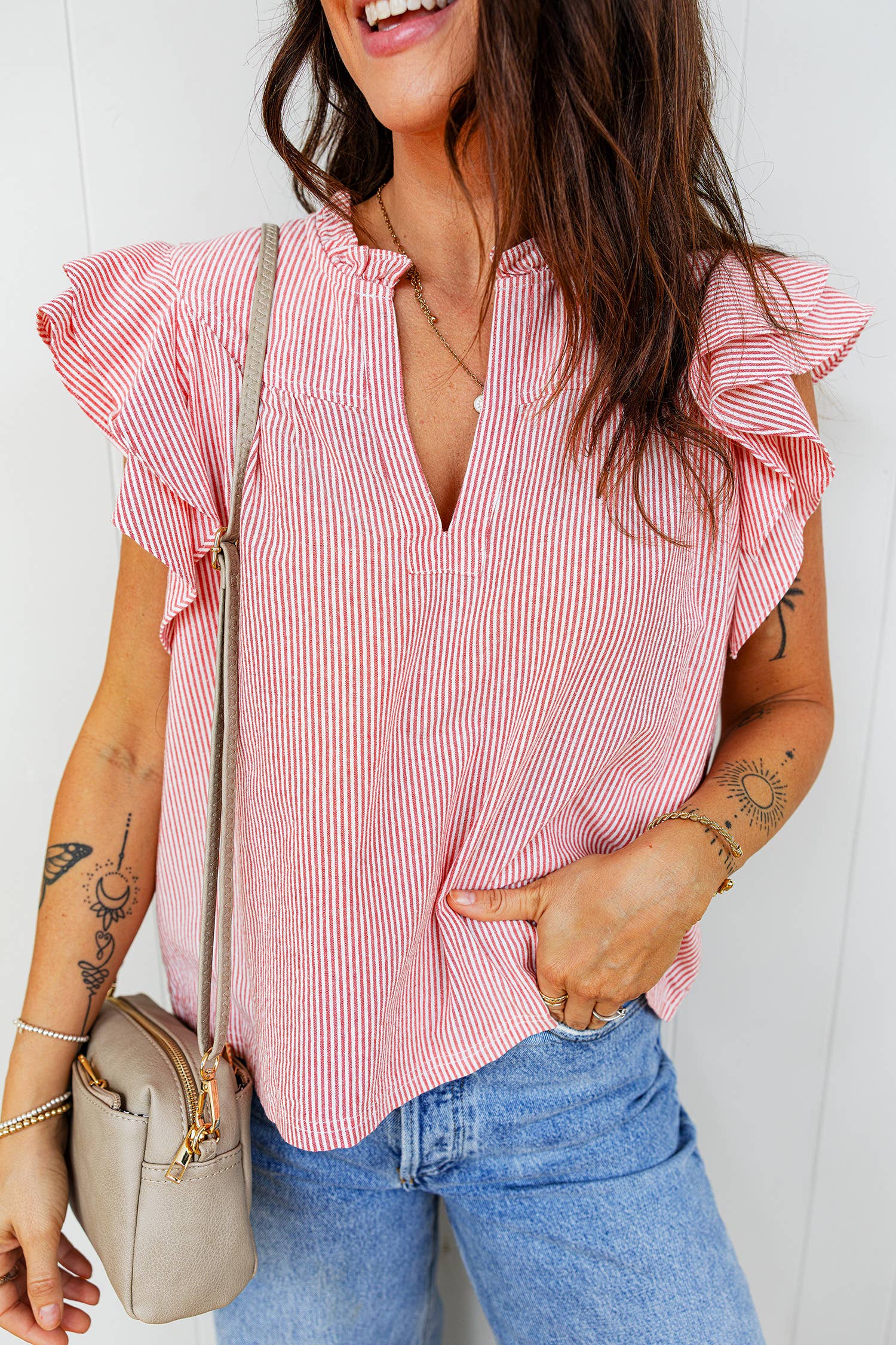Blush &  Bloom Ruffle Blouse