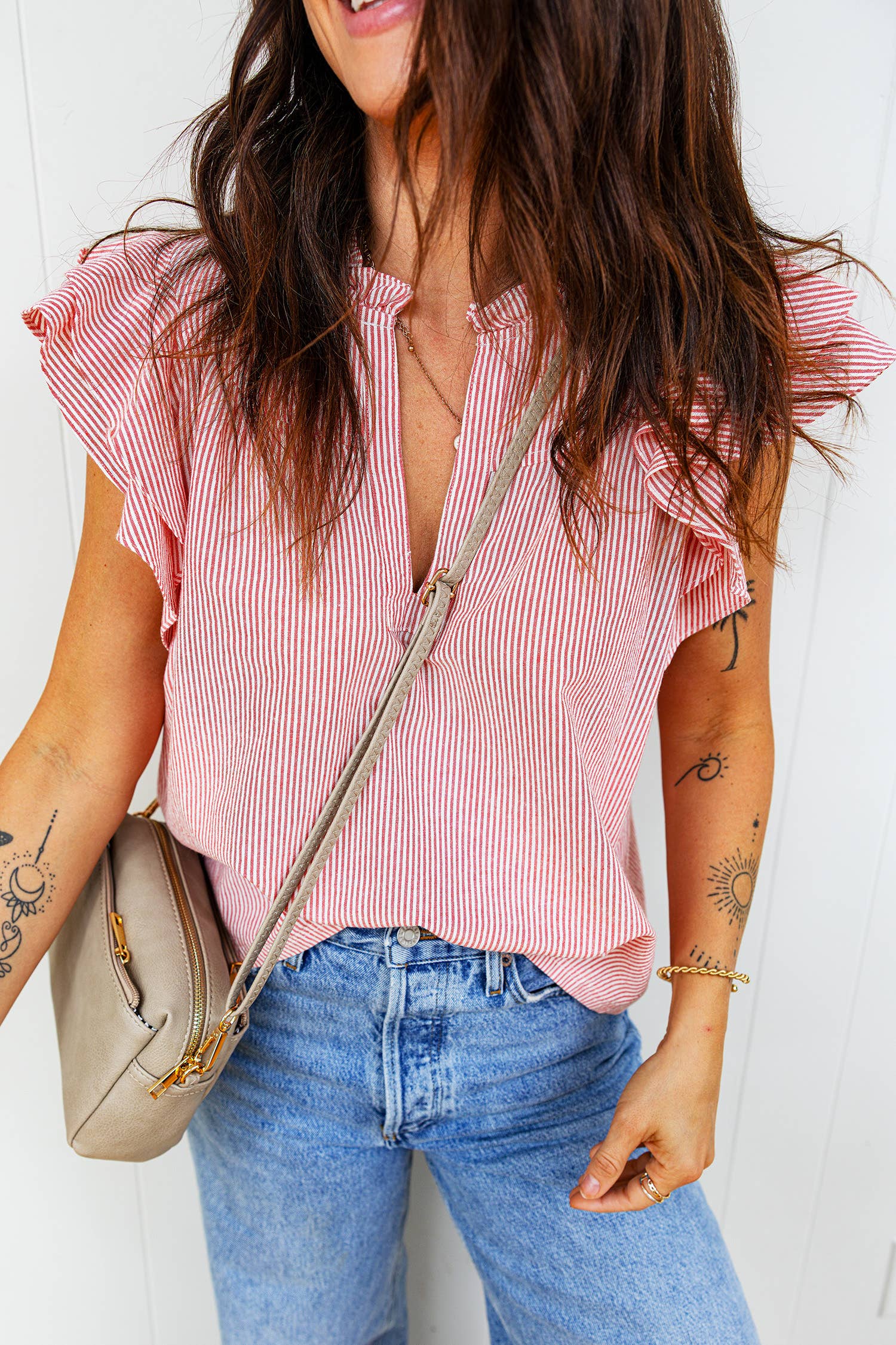Blush &  Bloom Ruffle Blouse